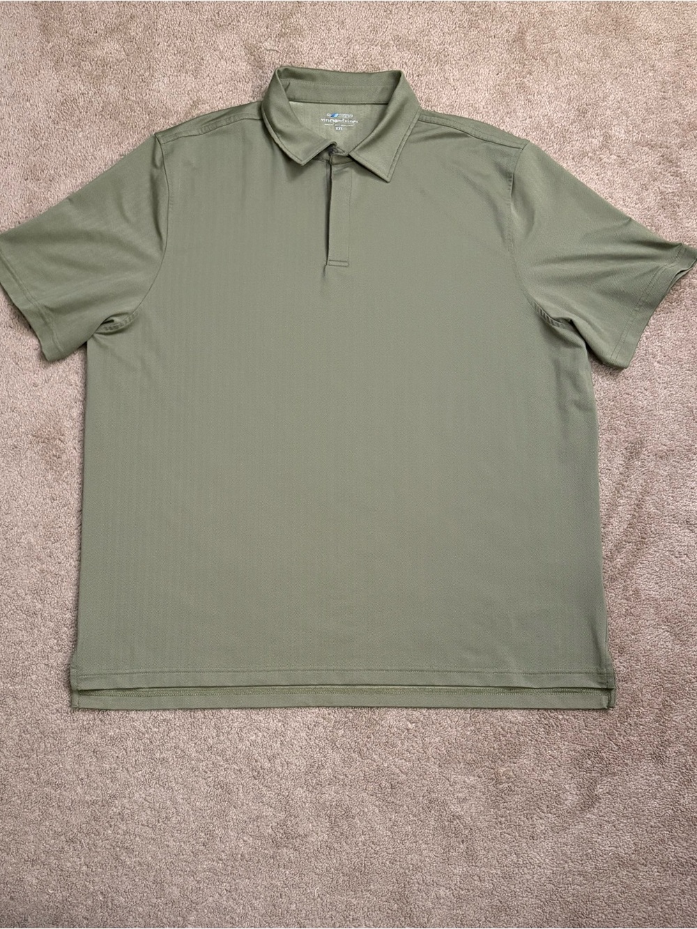 Vineyard Vines On The Go Polo Shirt OTG Mens XXL Big Green Performance Tech Golf